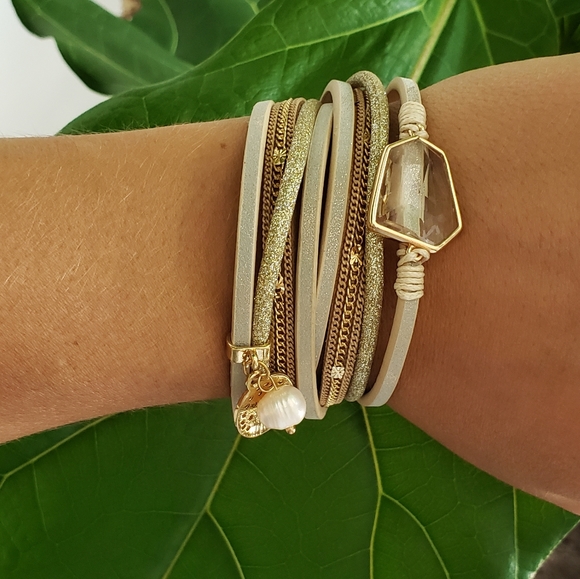 NEW multilayer leather bracelet - Picture 4 of 6